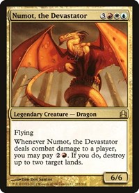 Numot, the Devastator, Commander
