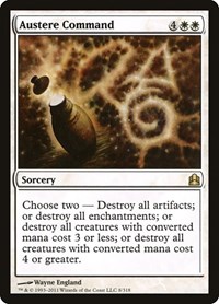 Austere Command, Commander