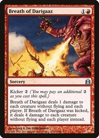 Breath of Darigaaz, Commander
