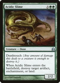 Acidic Slime, Commander