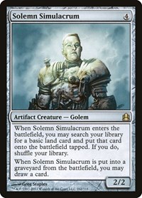 Solemn Simulacrum, Commander