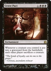 Grave Pact, Commander