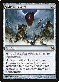 Oblivion Stone, Commander