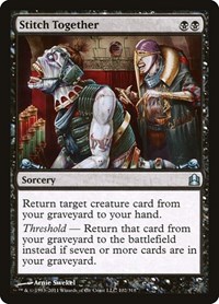 Stitch Together, Commander