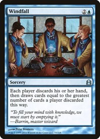 Windfall, Commander