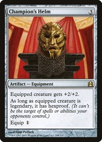 Champion's Helm, Commander