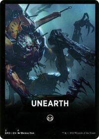 Unearth Theme Card, The Brothers' War