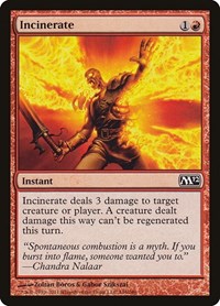 Incinerate, Magic 2012 (M12)