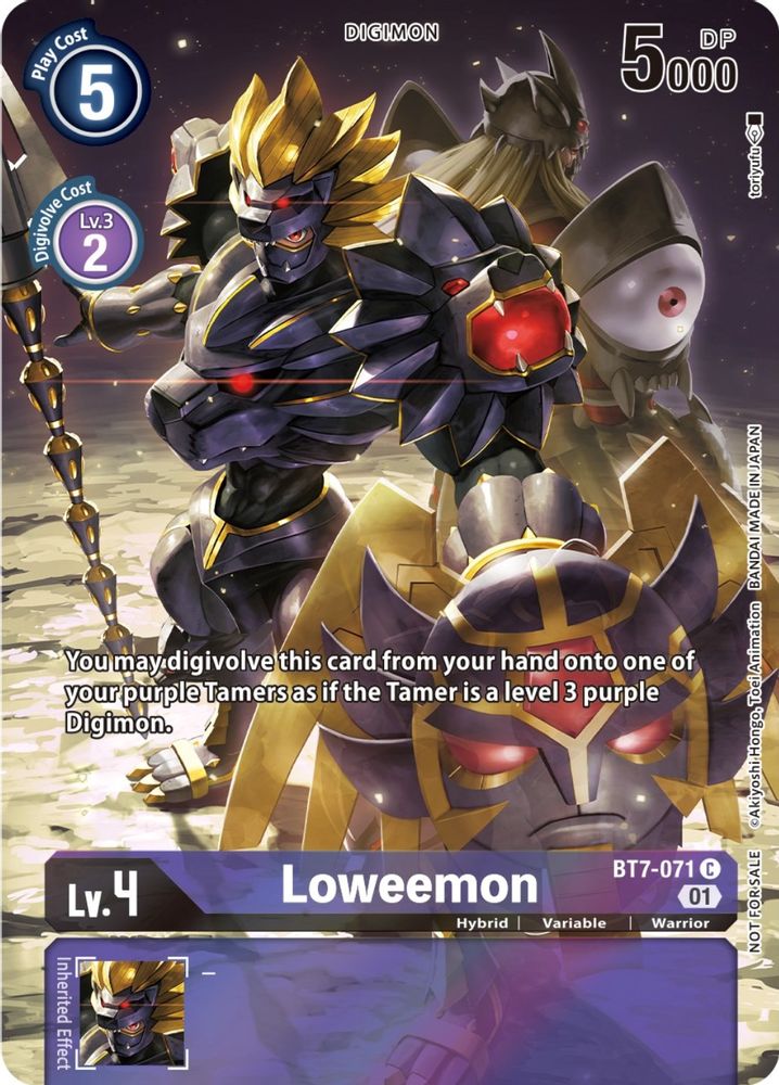 Loweemon (2nd Anniversary Frontier Card), Foil, front