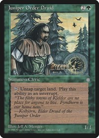 Juniper Order Druid, Ice Age