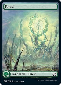 Forest (266) - Full Art, Phyrexia: All Will Be One