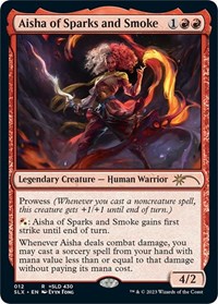 Aisha of Sparks and Smoke, SLX Cards