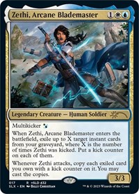 Zethi, Arcane Blademaster, SLX Cards