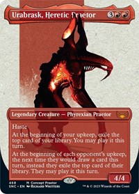 Urabrask, Heretic Praetor (Concept Praetor), Phyrexia: All Will Be One
