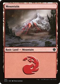 Mountain (347), Starter Commander Decks