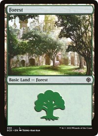 Forest (350), Starter Commander Decks