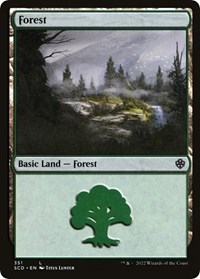 Forest (351), Starter Commander Decks