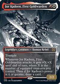 Jor Kadeen, First Goldwarden (Borderless), Phyrexia: All Will Be One