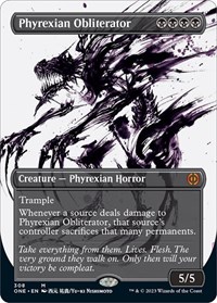Phyrexian Obliterator (Showcase), Phyrexia: All Will Be One