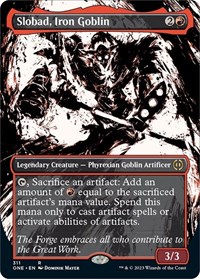 Slobad, Iron Goblin (Showcase), Phyrexia: All Will Be One