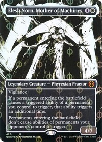 Elesh Norn, Mother of Machines (Showcase) (Step-and-Compleat Foil), Phyrexia: All Will Be One