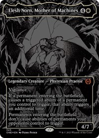 Elesh Norn, Mother of Machines (Oil Slick Raised Foil), Phyrexia: All Will Be One