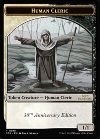 Human Cleric Token, 30th Anniversary Edition