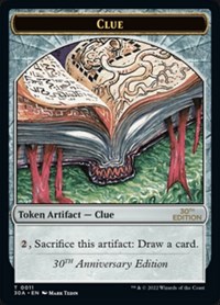 Clue (0011) Token, 30th Anniversary Edition