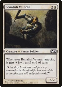 Benalish Veteran, Magic 2012 (M12)