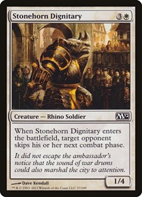 Stonehorn Dignitary, Magic 2012 (M12)
