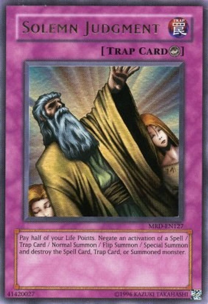 Solemn Judgment, Unlimited, front