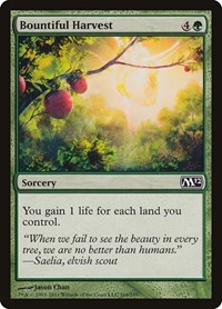Bountiful Harvest, Magic 2012 (M12)