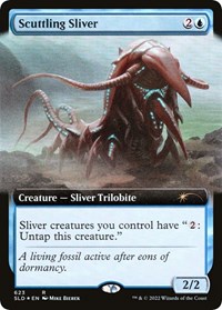 Scuttling Sliver (Extended Art), Secret Lair Drop Series