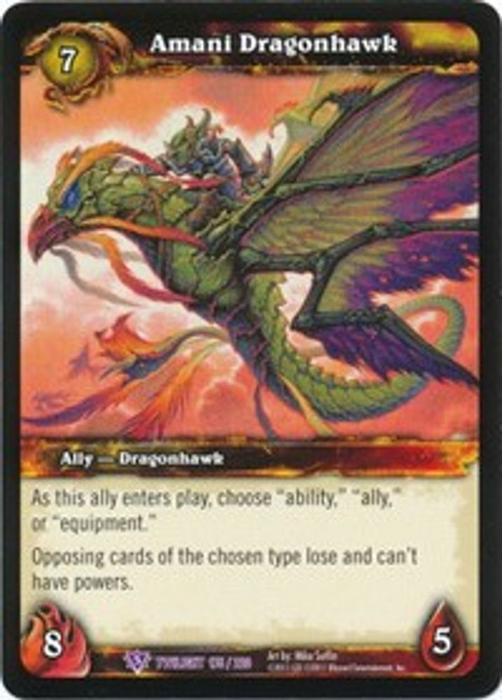 Amani Dragonhawk, Standard, front