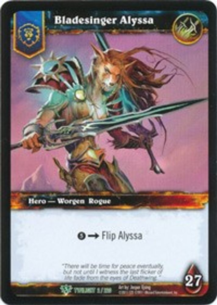 Bladesinger Alyssa, Standard, front