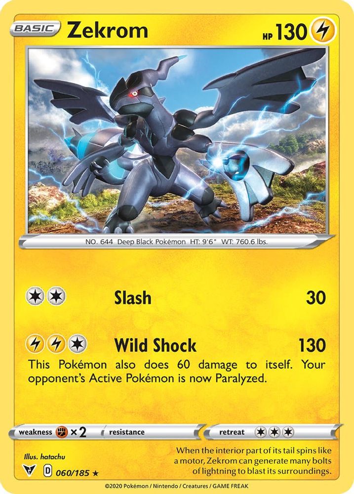 Zekrom - 060/185 (Cosmos Holo)