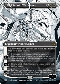 The Eternal Wanderer (Borderless), Phyrexia: All Will Be One