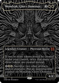 Mondrak, Glory Dominus (Oil Slick Raised Foil), Phyrexia: All Will Be One