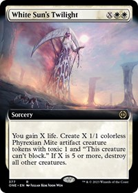 White Sun's Twilight (Extended Art), Phyrexia: All Will Be One