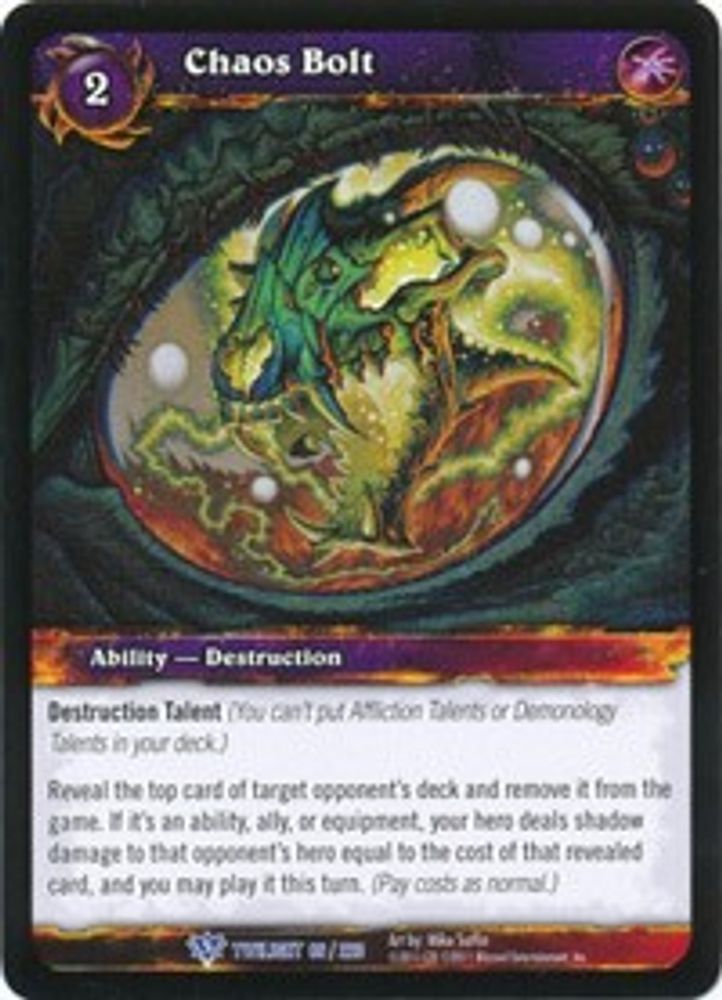 Chaos Bolt, Standard, front
