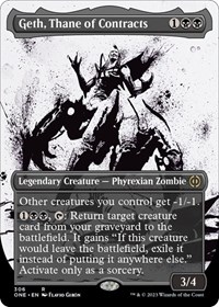 Geth, Thane of Contracts (Showcase), Phyrexia: All Will Be One