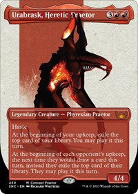 Urabrask, Heretic Praetor (Concept Praetor) (Step-And-Compleat Foil), Phyrexia: All Will Be One