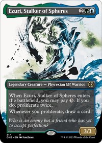 Ezuri, Stalker of Spheres (Showcase), Phyrexia: All Will Be One