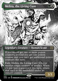 Melira, the Living Cure (Borderless), Phyrexia: All Will Be One