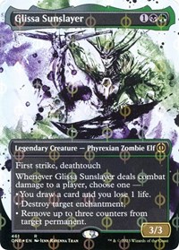 Glissa Sunslayer (Showcase) (Step-and-Compleat Foil), Phyrexia: All Will Be One