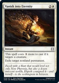 Vanish into Eternity, Phyrexia: All Will Be One