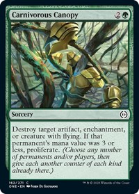 Carnivorous Canopy, Phyrexia: All Will Be One