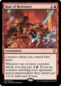 Roar of Resistance, Commander: Phyrexia: All Will Be One
