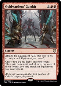 Goldwardens' Gambit, Commander: Phyrexia: All Will Be One