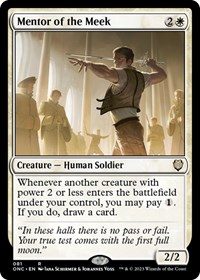 Mentor of the Meek, Commander: Phyrexia: All Will Be One